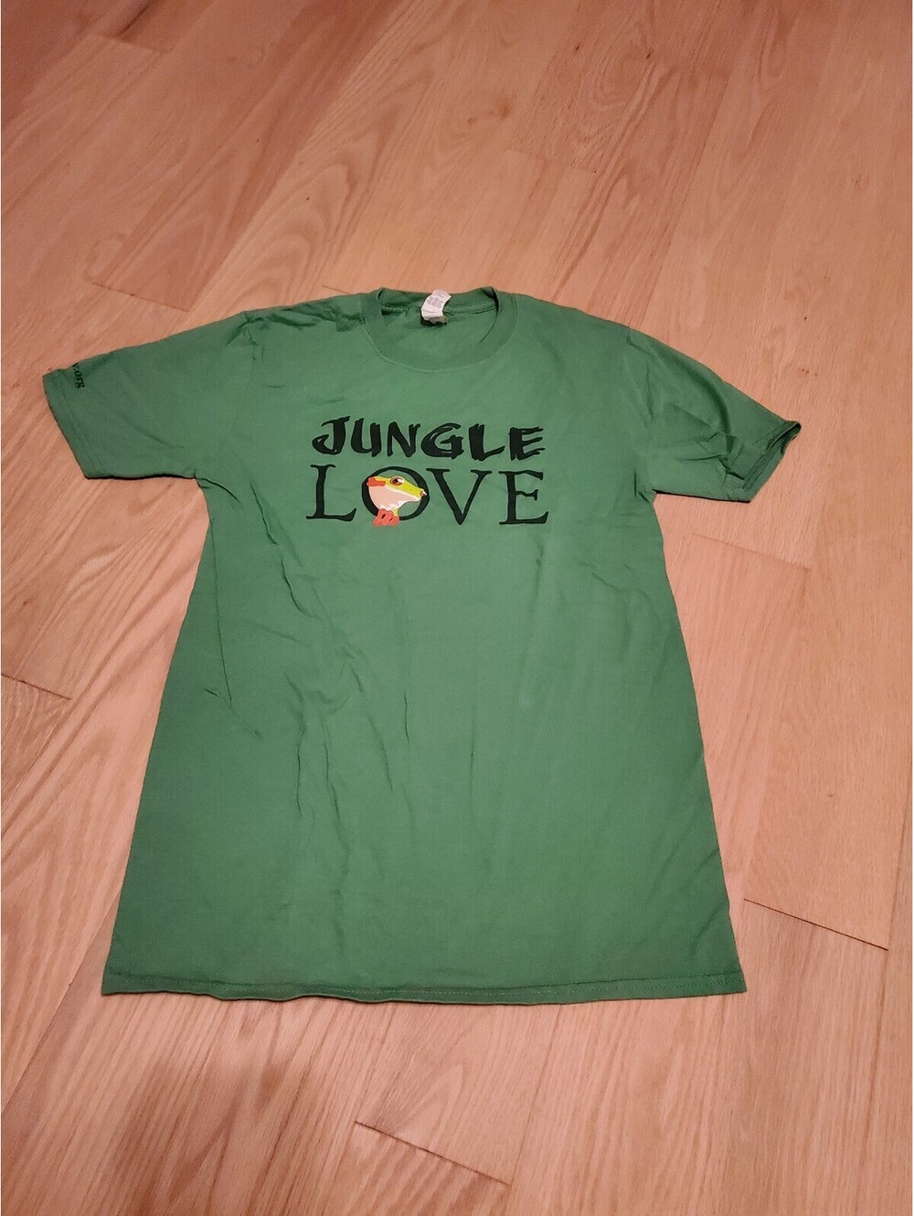 Anvil Green 'Jungle Love' Rainforest Rescue T-Shirt Size Small